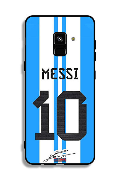 Tolwak غطاء حماية لهاتف سامسونج جالاكسي A8 بلس (2018) ميسي 10