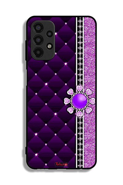 Tolwak Samsung Galaxy A13 4G Protective Case Cover Glitter Hearts