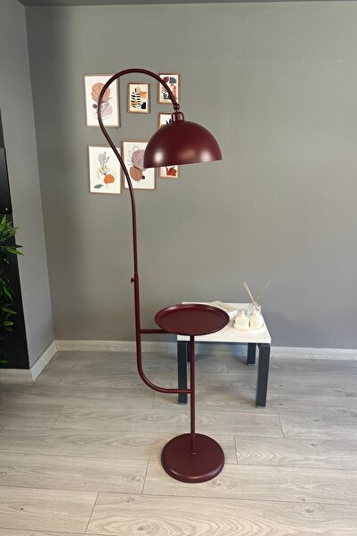 Bamyum Vişne Çürüğü Lambader Modern Dekoratif Metal Oturma Odası Çalışma Odası Zemin Lambası