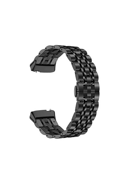 O Ozone Metal Watch Strap For Redmi Watch 3 Active/Redmi Watch 3 Lite - Black