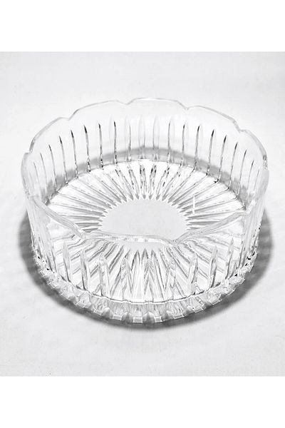 Akden Kristal Crystal Cut Lace Mouth 19 cm Bowl