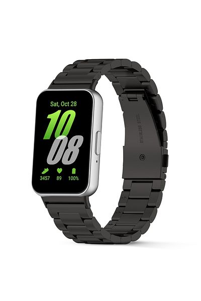O Ozone Samsung Galaxy Fit 3 | Metal Watch Strap | Black