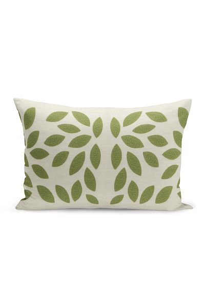 Bertille Home Husă de pernă imprimată digitală pe două părți (aspect de model de broderie Punch/Punch)