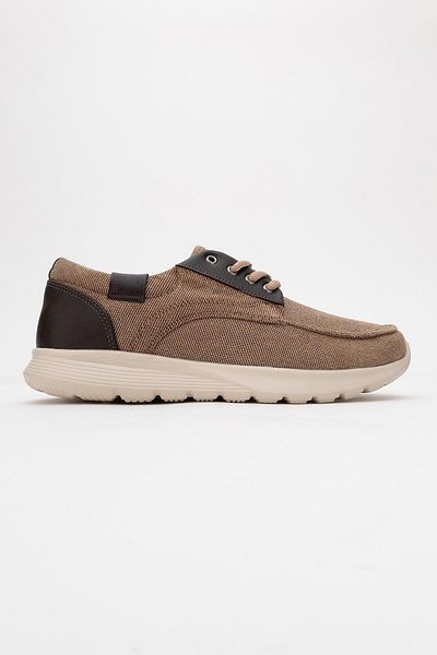 CCWAY AYAKKABI Men's Denim Shoes Mink