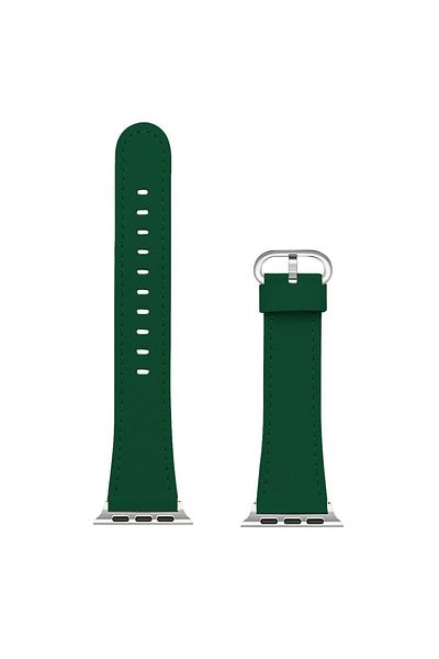 O Ozone Apple Watch 41mm / 40mm / 38mm | Leather Watch Band Strap | Green