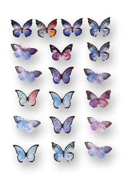 Graffiti Resin Butterfly sticker for decorating artwork