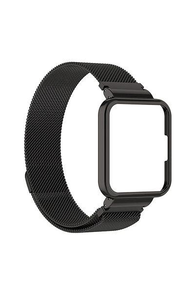 O Ozone - Redmi Watch 2 Lite /Xiaomi Mi Watch 2 Lite | Milanese Stainless Steel Band- Black