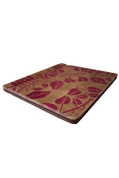 ankara menü A5 23X15 cm Blue Thermo Leather Menu Container – Transparent Acetate, Handcrafted Production