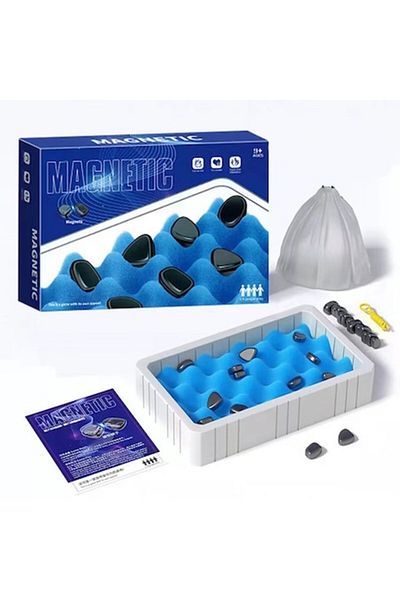 OEM Magnetic Chess Fight Set with Chessboard and Pieces, Blue
