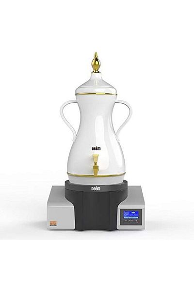 BUNCA Arabic Coffee Maker Guest Pot Style 7L from Deem, White, Glass