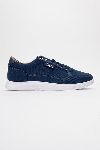 CCWAY AYAKKABI Men's Lace-Up Denim Sports Shoes Blue White