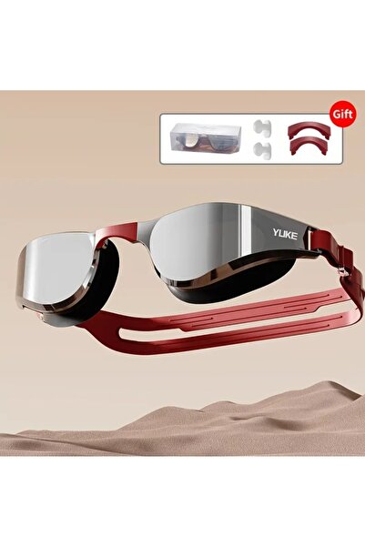 ORGANICYOU Yiwu Yuke 1 Pair Stylish Anti-Fog Silicone Swimming Goggles Hd Clarity - Waterproof, Adjustable Strap