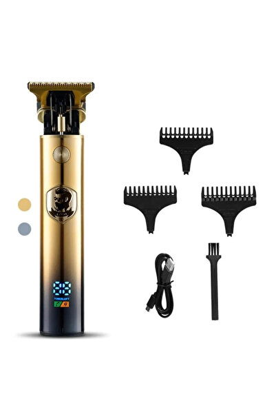 Rado Profesyonel Şarjlı Saç Sakal Kesme Traş Makinesi – T Bıçak, Ense Çizimi,...