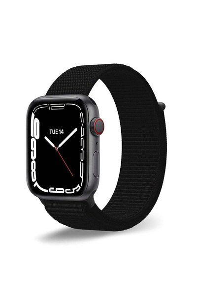 O Ozone Apple Watch Ultra 49mm / 45mm / 44mm / 42mm | Nylon Sport Strap Watch Band | Black