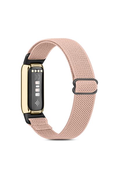 O Ozone Nylon Band For Fitbit Luxe Bands for Women Men - Pink