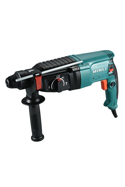 MINLI 26mm Rotary Hammer Drill | 800W Heavy-Duty for Concrete & Stone –High-Speed Performance
