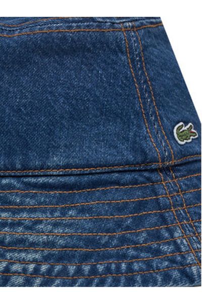 Lacoste Pălărie albastră pentru femei LACOSTE-RK0321 36L ALBASTRU MEDIU