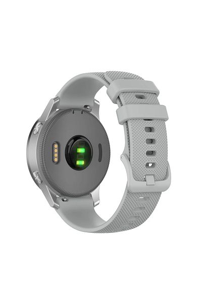 SKYDDAR INNOVATION Curea din silicon pentru Samsung Galaxy Watch 4/5/Active 2, Huawei Watch GT 3 /GT 3 Pro, W006 - Gri