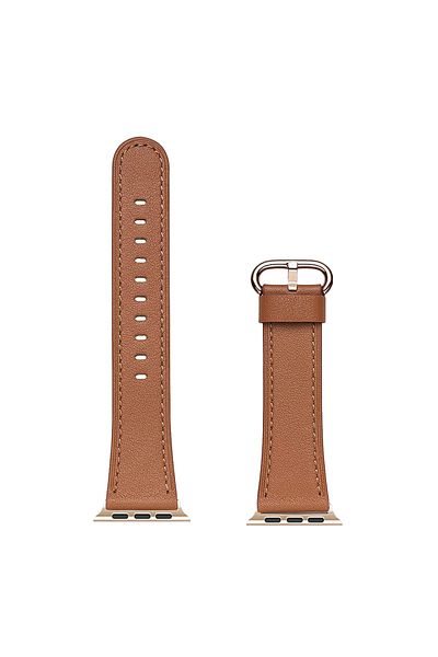 O Ozone Apple Watch 41mm / 40mm / 38mm | Leather Watch Band Strap | Brown