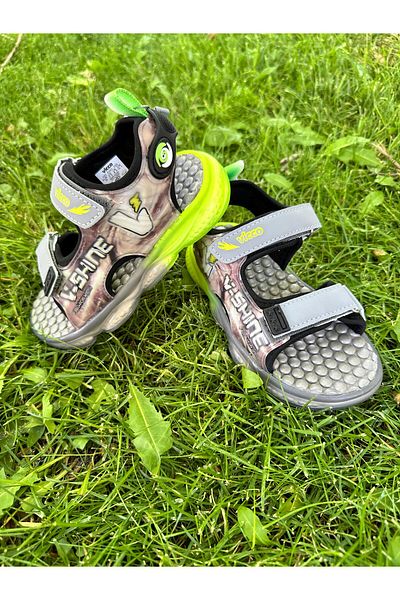Vicco Size 22-30 Lighted Non-Slip Comfortable Sole Boys Sandals
