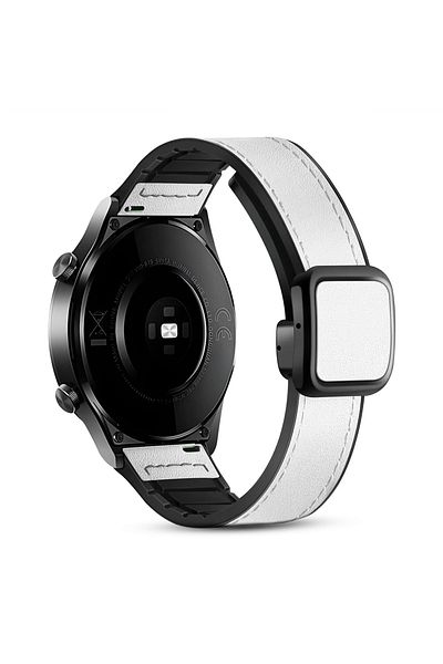 O Ozone 22mm Silicone Bands | Samsung Galaxy Watch 3 45mm/Galaxy Watch 46mm/Gear S3 Frontier/Classic | White