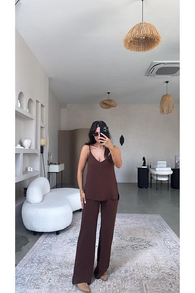 Buket Teke Basic Tiril Set with Brown Rope Strap