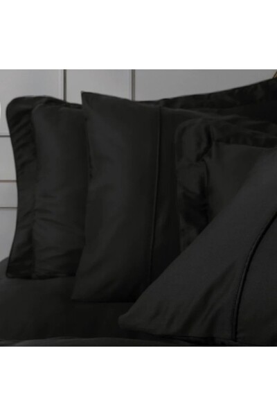 Cotton Box Luxury bed linen made of lyocell and cotton, Cotton Box, Silky Satin Black