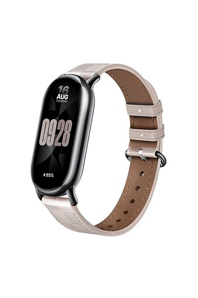 O Ozone Xiaomi Mi Band 8 Leather Straps | Beige