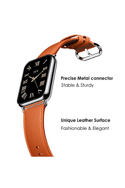 O Ozone Xiaomi Mi Smart Band 8 Pro & Redmi Watch 4 Leather Straps | White