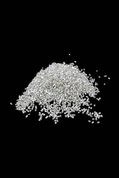 Serhat Aksesuar ve El İşçilik Silver Plated 4X2 mm Large Cut Beads 50 Gr