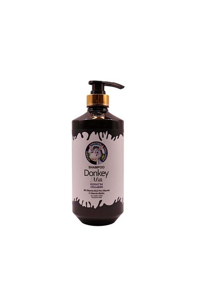 Fruit Of The Wokali Shampoo DONKEY with donkey milk Keratin and Collagen 1000 ml