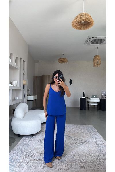 Buket Teke Saks Blue Rope Strap Basic Tiril Set