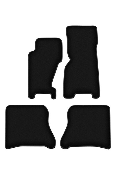 shumee Covorașe BASIC negre din velur pentru: Jeep Grand Cherokee WJ off-road (1998-2004)