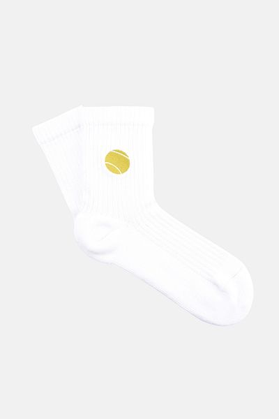 Socrates Dergi Κάλτσες Socrates Tennis Ball Towel - Λευκές