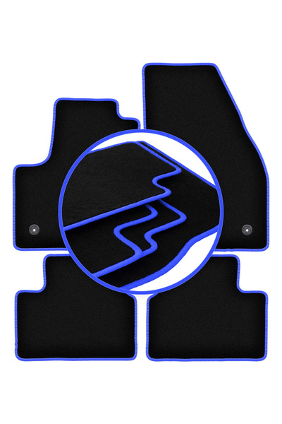 shumee Covorașe auto CARLUX-BLUE pentru: Opel Meriva B monovolum (2010-2017)