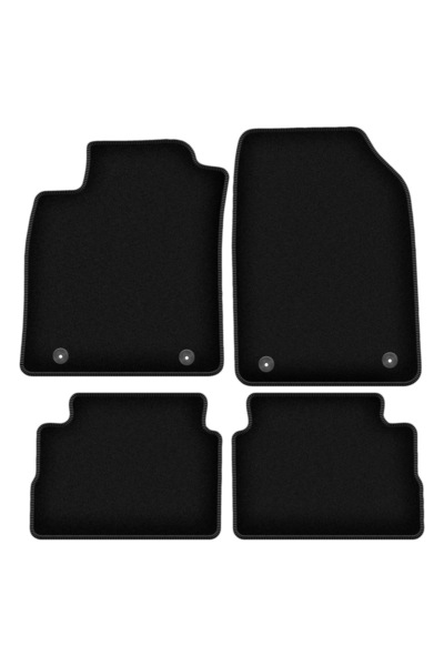 shumee Covorașe BASIC negre din velur pentru: Opel Vectra C liftback, hatchba...
