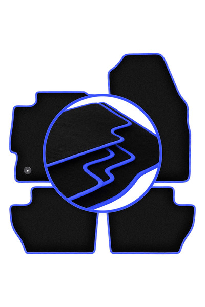 shumee Covorașe auto CARLUX-BLUE pentru: Ford Ka+ hatchback (2014-)