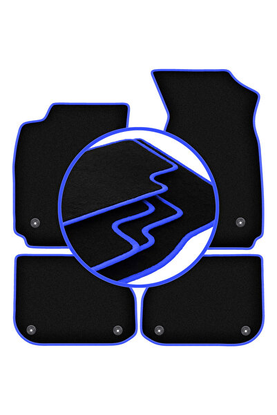 shumee Covorașe auto CARLUX-BLUE pentru: Audi A4 B5 sedan, break, avant (1995-1999)