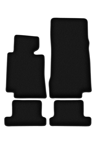 shumee Covorașe BASIC negre din velur pentru: BMW 8 E31 coupe (1988-1999)