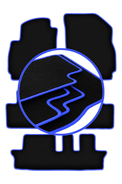 shumee Covorașe auto CARLUX-BLUE pentru: CHevret Orlando I 7 persoane (2011-2...