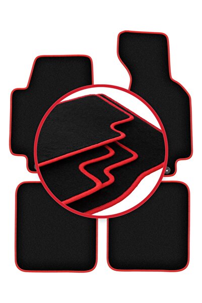 shumee Covorașe auto CARLUX-RED pentru: Audi 80 B5 cabrio (1994-2000)