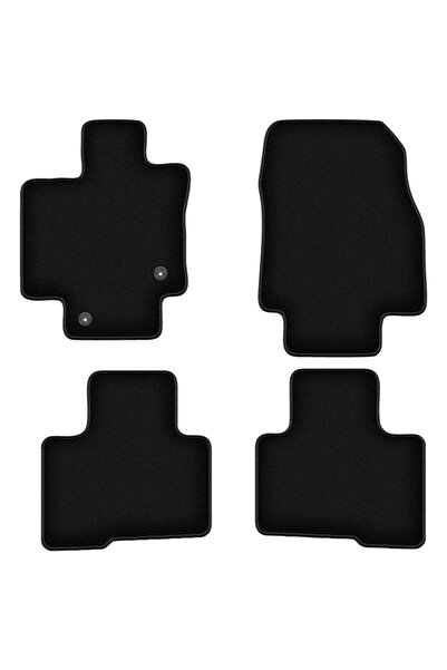 shumee Covorașe BASIC negre din velur pentru: Toyota Highlander IV SUV (2021-)