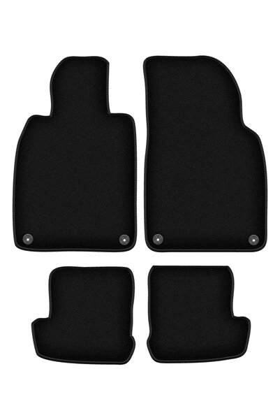 shumee Covorașe BASIC negre din velur pentru: Porsche 911 (tip 991) coupe, ta...