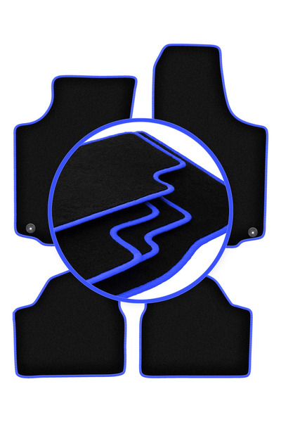 shumee Covorașe auto CARLUX-BLUE pentru: Opel Corsa C hatchback (2000-2006)