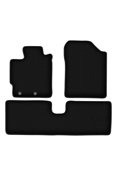shumee Covorașe BASIC negre din velur pentru: Toyota Yaris III benzină (2011-...