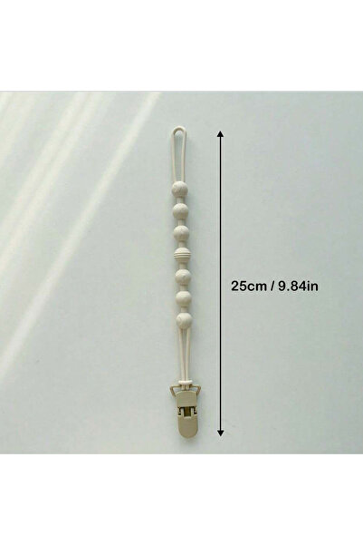 mumamuying مشابك مصاصة للأطفال باللون الأبيض الحليبي، سلسلة مصاصة مدمجة من ال...