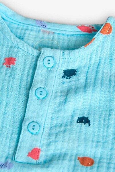 Boboli Erkek Newborn Kısa Tulum