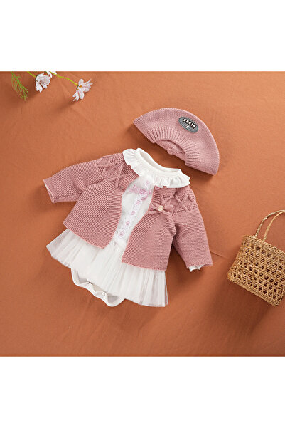 Choice قبعة وردية لطيفة 55 سم ملابس لدمية ريبورن مقاس 22 بوصة ملابس إكسسوارات...