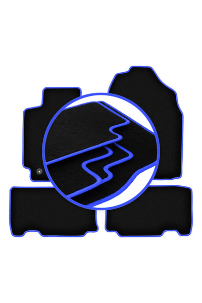 shumee Covorașe auto CARLUX-BLUE pentru: Toyota RAV4 IV Hybrid (2013-2019)