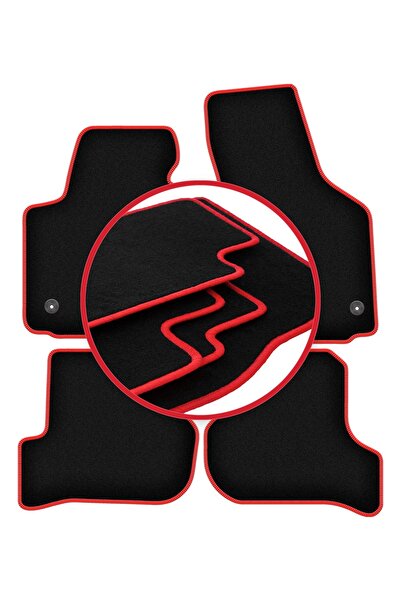 shumee Covorașe auto CARLUX-RED pentru: Seat Leon II hatchback (2005-2012)